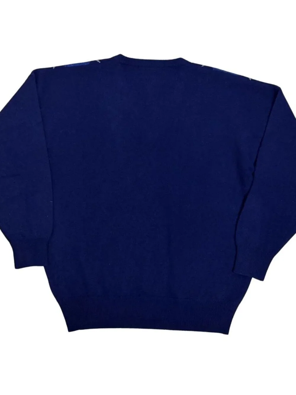 VINTAGE BROOKS BROTHERS 100% Lambswool Sweater Argyle Casual Mens Medium